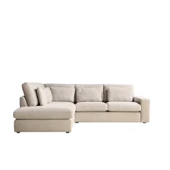 MySofa Bank Jesse Ottomane Links + 2,5 zits Beige
