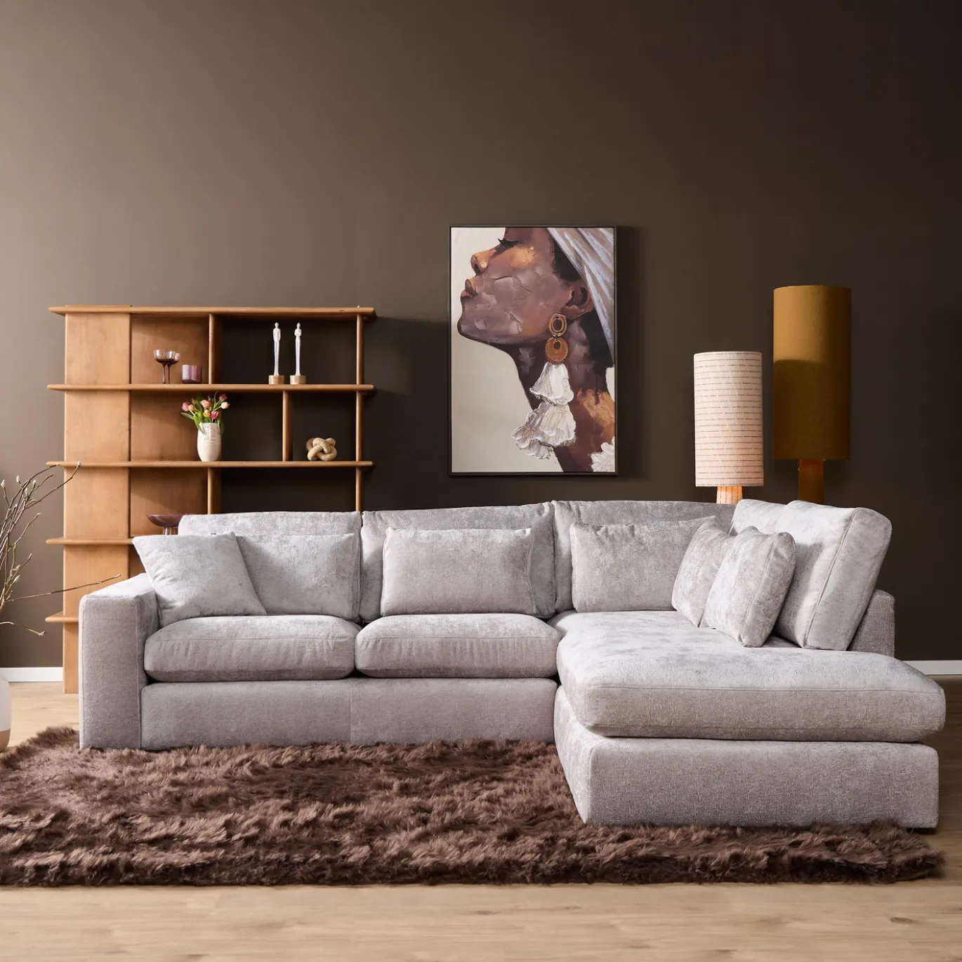 MySofa Hoekbank Jesse 2,5-zits Rechts Greige