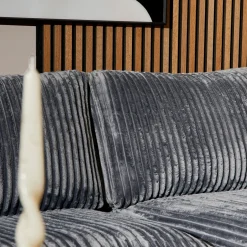 MySofa Hoekbank Teddy Antraciet Links