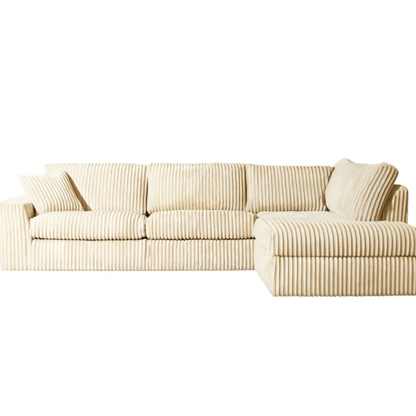 MySofa Hoekbank Teddy Beige Rechts