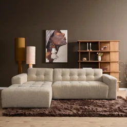 MySofa Loungebank Ruby Beige Lounge L + 2,5-Zits AR