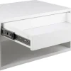Nachtkastje Avino Wit 50cm - Giga Living