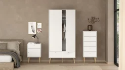 Nachtkastje Bodo Wit - Giga Living