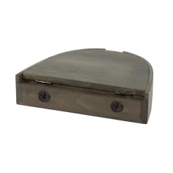 Nachtkastje Cove Zwevend 1 Lade Massief Acacia Glaze Brown - Giga Meubel