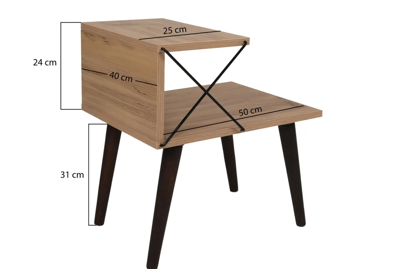 Nachtkastje Cross Naturel