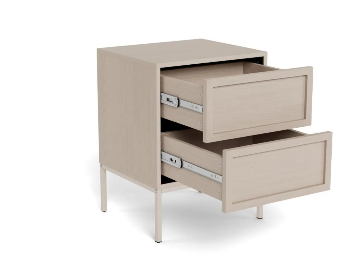 Nachtkastje Darvo Grijs 61cm - Giga Living