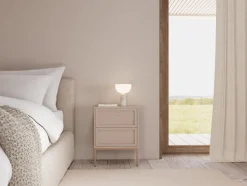 Nachtkastje Darvo Grijs 61cm - Giga Living