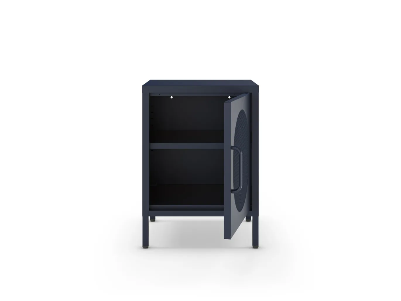 Nachtkastje Diora 1d Blauw - Giga Meubel