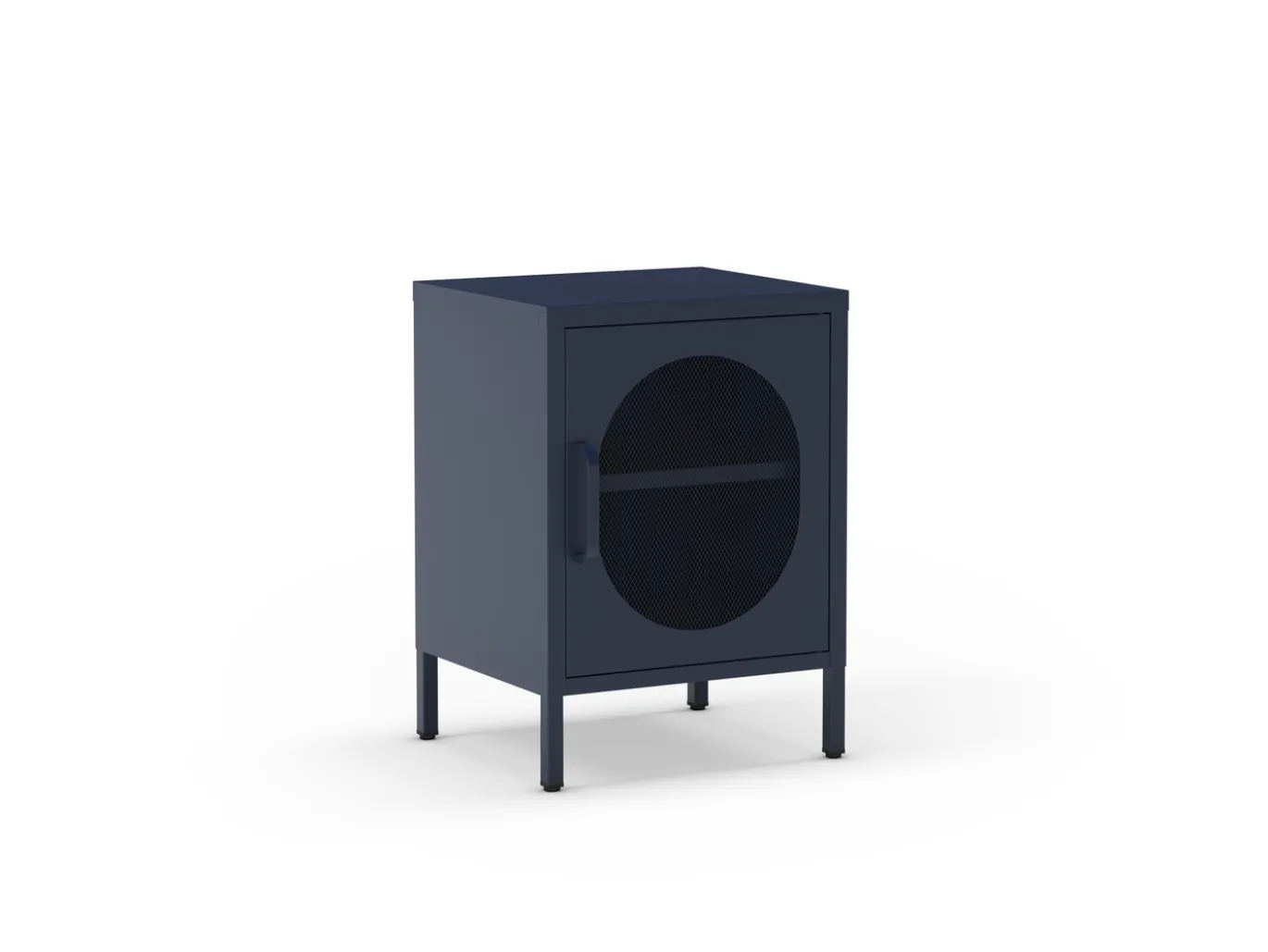 Nachtkastje Diora 1d Blauw - Giga Meubel