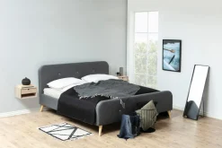 Nachtkastje Dysta Eikenfineer Wit 21cm - Giga Living