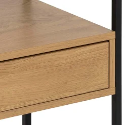 Nachtkastje Hibernia Smoke Glas Bruin - Giga Living