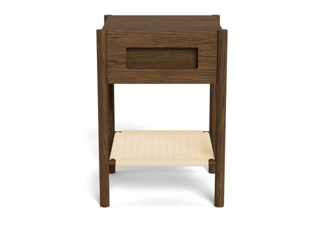 Nachtkastje Hudson Gerookt Eiken 60cm - Giga Living