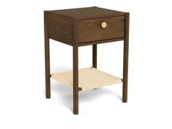 Nachtkastje Hudson Gerookt Eiken 60cm - Giga Living
