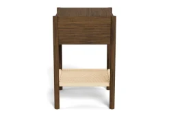 Nachtkastje Hudson Gerookt Eiken 60cm - Giga Living