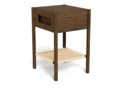 Nachtkastje Hudson Gerookt Eiken 60cm - Giga Living