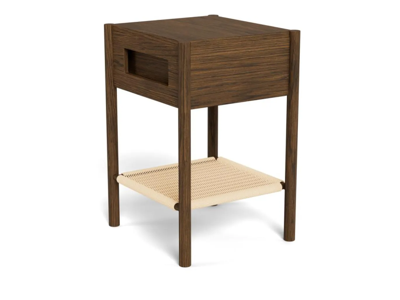 Nachtkastje Hudson Gerookt Eiken 60cm - Giga Living