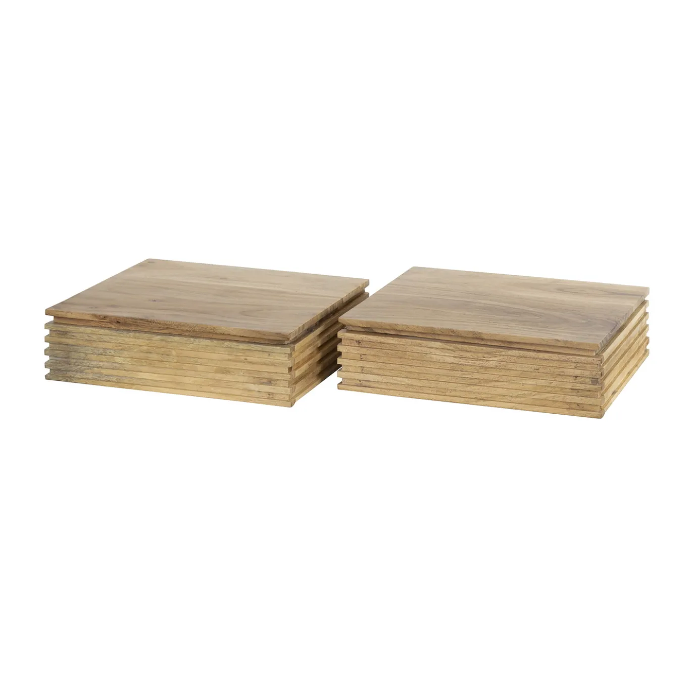Nachtkastje Layer XS Naturel Set van 2 - Giga Meubel