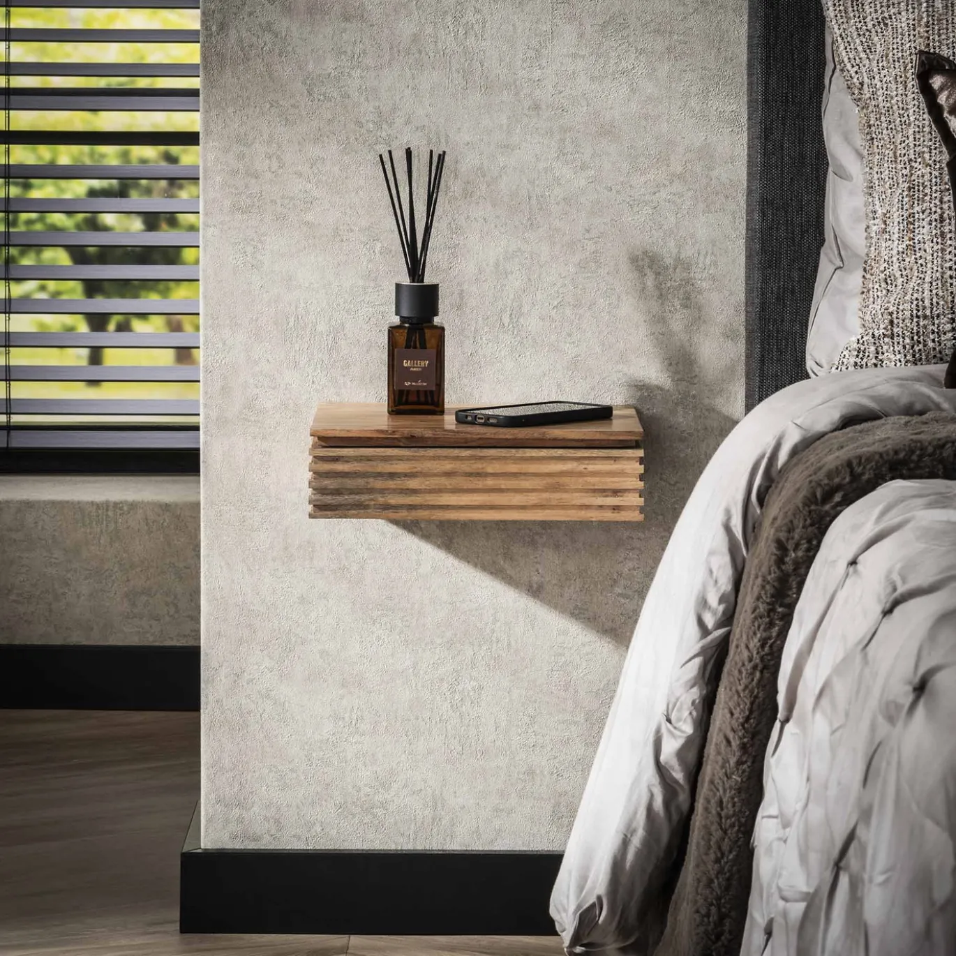 Nachtkastje Layer XS Naturel Set van 2 - Giga Meubel