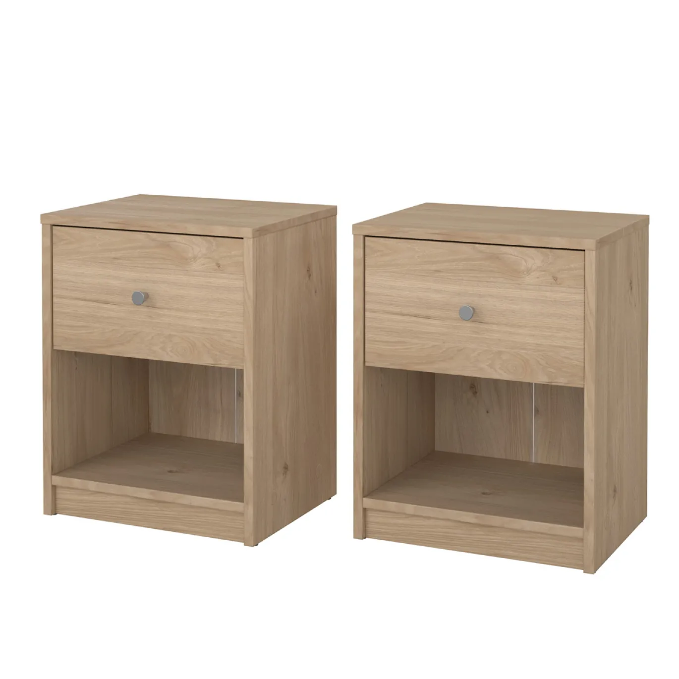 Nachtkastje May Jackson Hickory Set van 2 - Giga Living