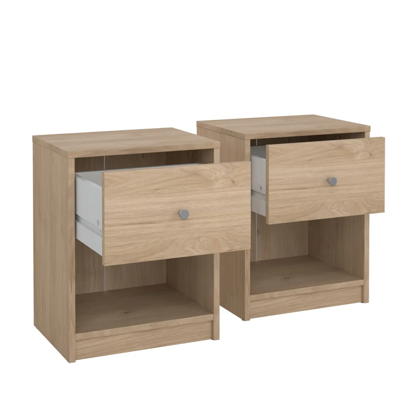 Nachtkastje May Jackson Hickory Set van 2 - Giga Living