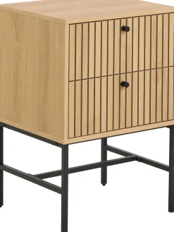 Nachtkastje Muuto Naturel 45x70cm MDF - Giga Living