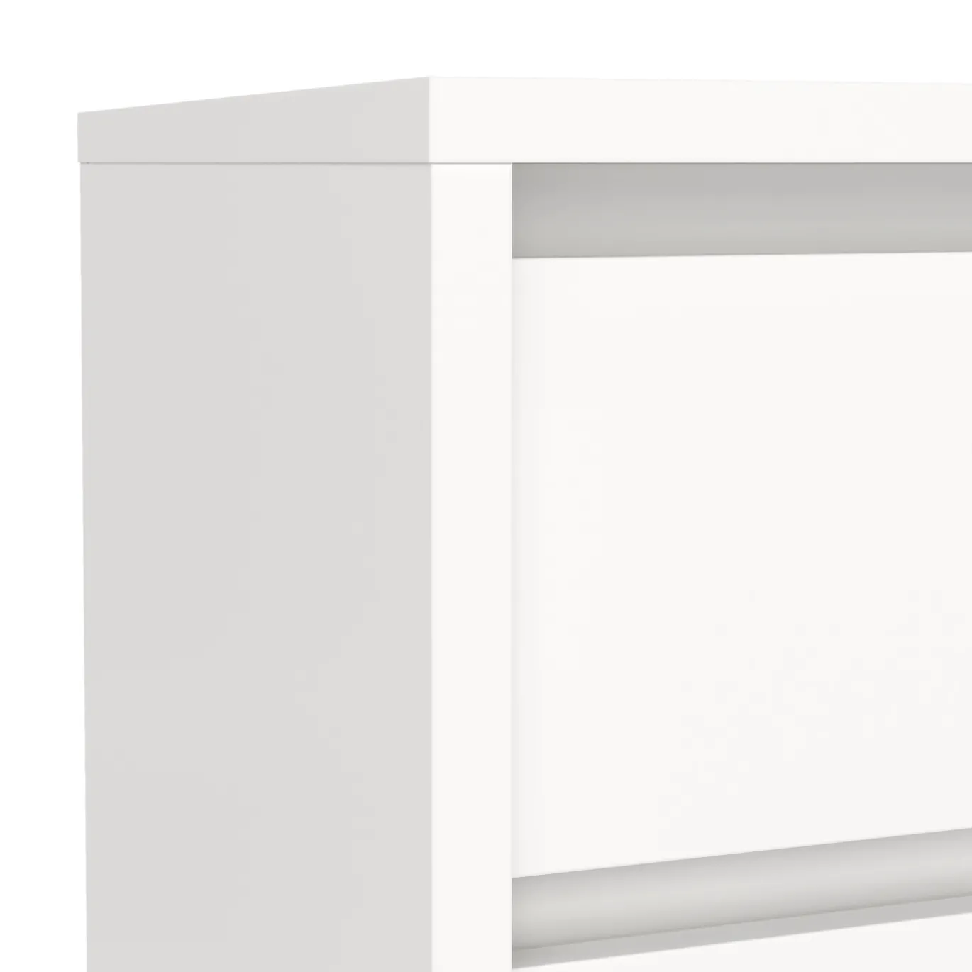 Nachtkastje Next 2 lades Wit - Giga Living