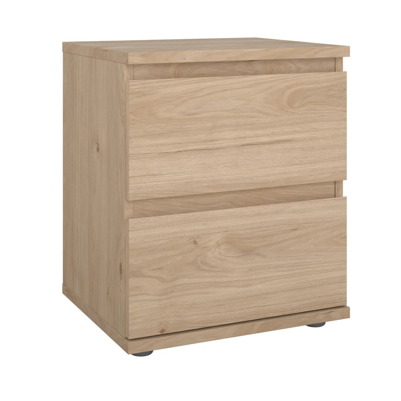 Nachtkastje Nova 2 lades Hickory - Giga Living