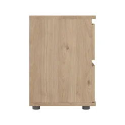 Nachtkastje Nova 2 lades Hickory - Giga Living