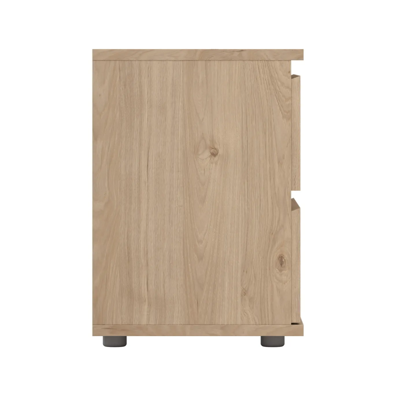Nachtkastje Nova 2 lades Hickory - Giga Living
