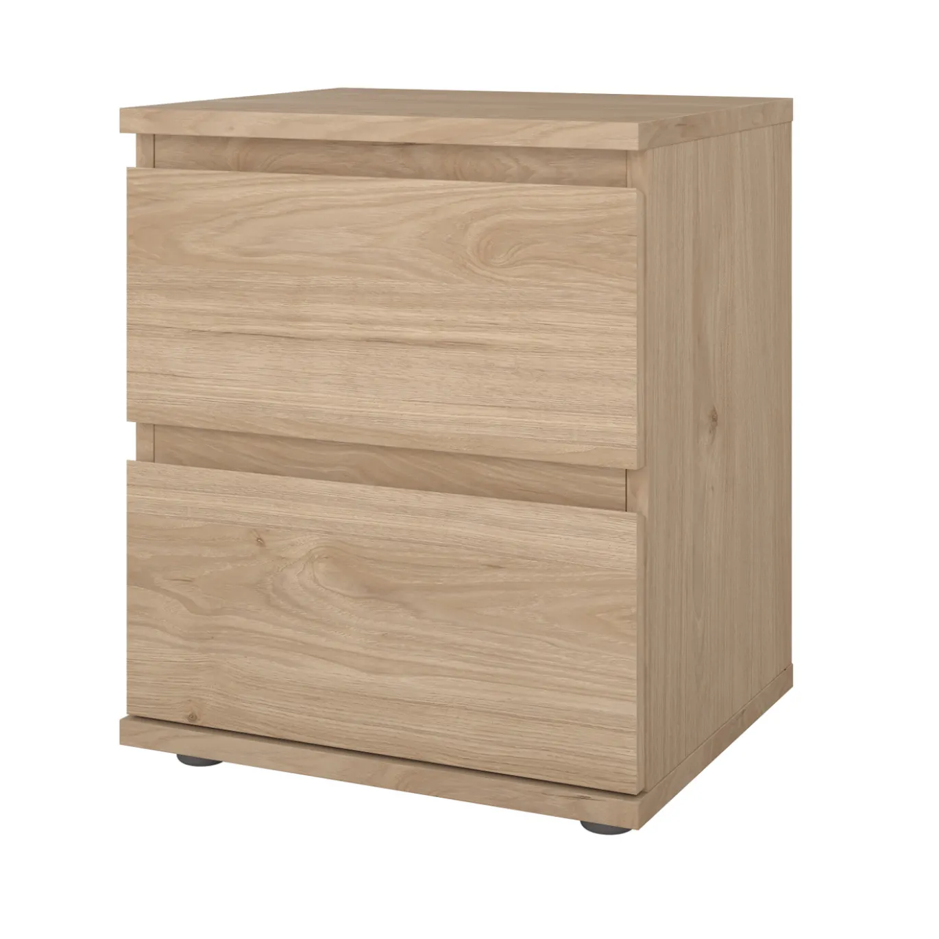 Nachtkastje Nova 2 lades Hickory - Giga Living