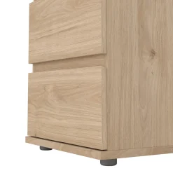 Nachtkastje Nova 2 lades Hickory - Giga Living