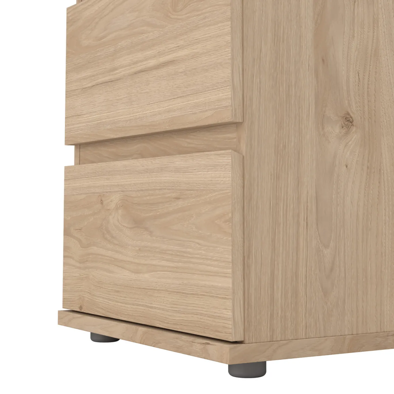 Nachtkastje Nova 2 lades Hickory - Giga Living