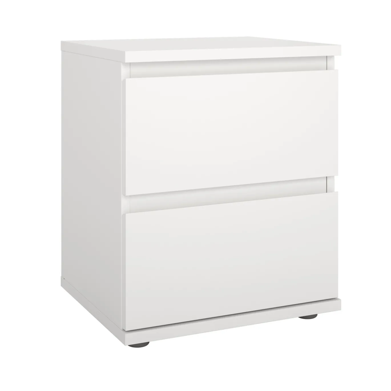 Nachtkastje Nova 2 lades Wit - Giga Living