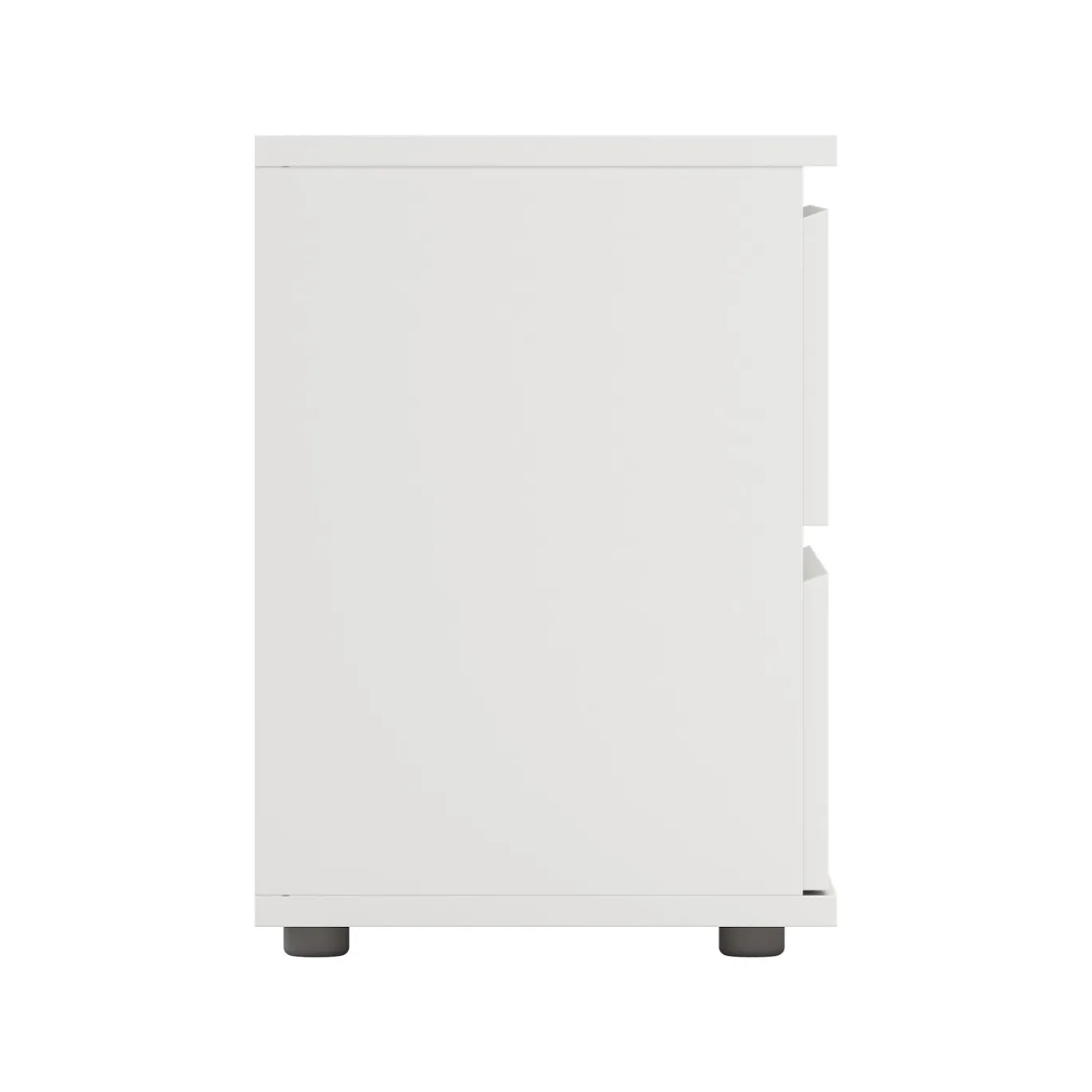 Nachtkastje Nova 2 lades Wit - Giga Living