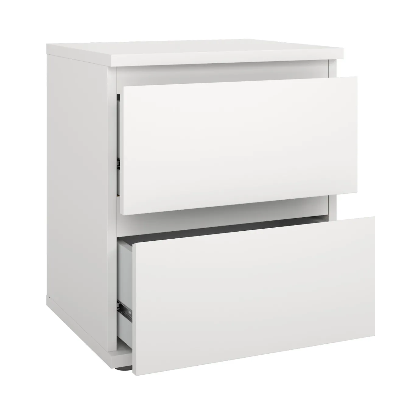 Nachtkastje Nova 2 lades Wit - Giga Living