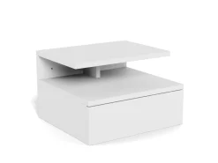 Nachtkastje Nyro Wit 35cm - Giga Living