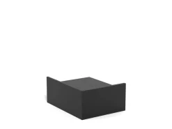 Nachtkastje Nyro Zwart 40cm - Giga Living