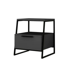Nachtkastje Pal Melamine Antraciet