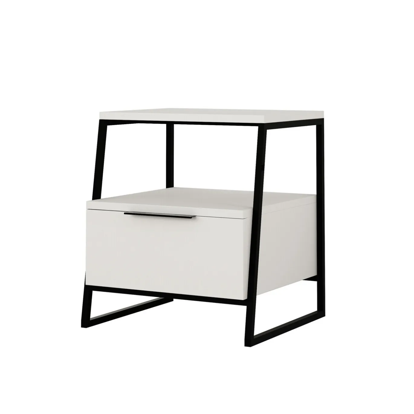 Nachtkastje Pal Melamine Wit