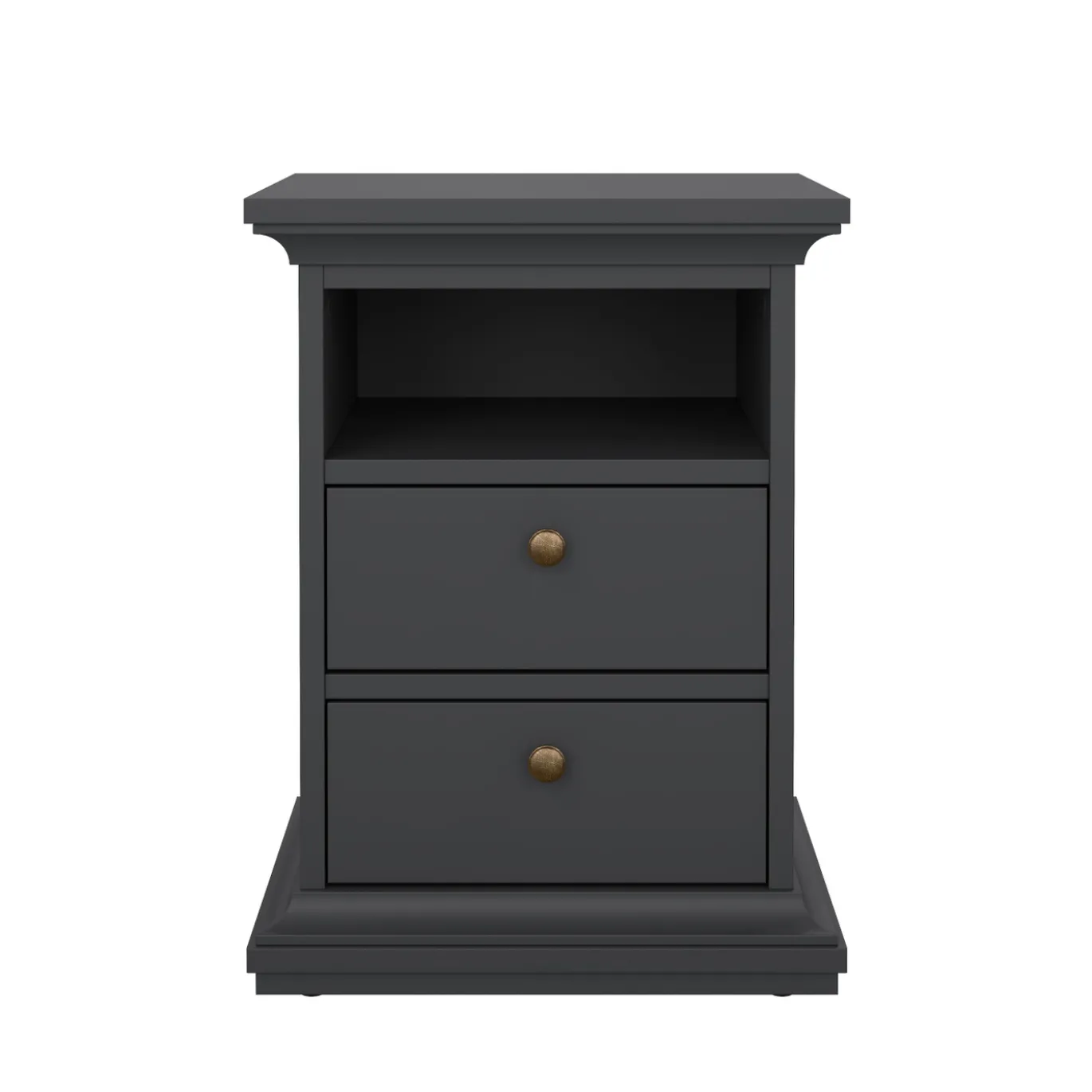 Nachtkastje Paris Matgrijs 60cm - Giga Living