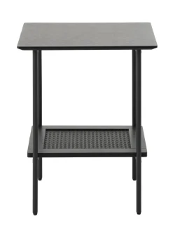 Nachtkastje Pensacola Zwart 45x45cm - Giga Living