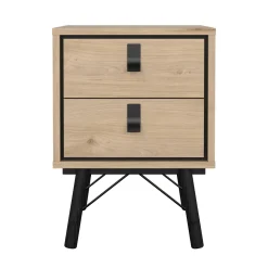 Nachtkastje Ry Jackson Hickory 43cm - Giga Living