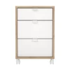 Nachtkastje Sign Wit Jackson Hickory - Giga Living