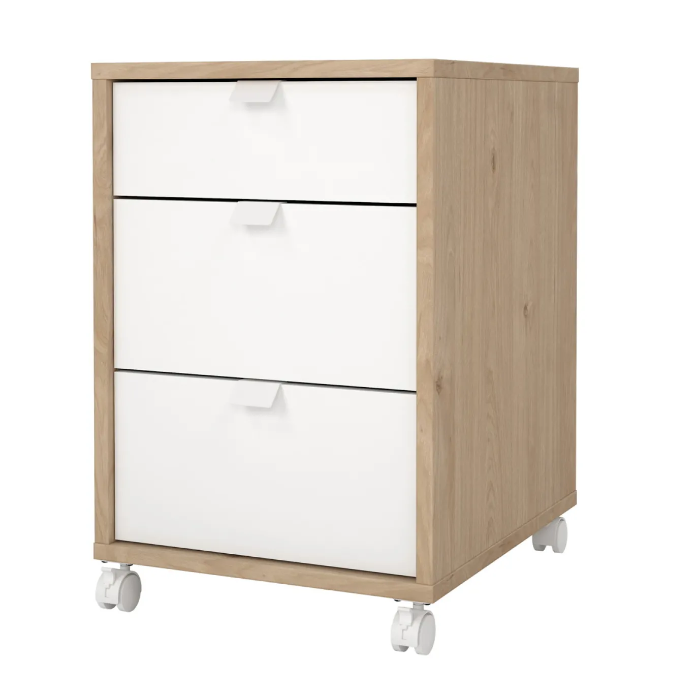 Nachtkastje Sign Wit Jackson Hickory - Giga Living