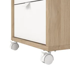 Nachtkastje Sign Wit Jackson Hickory - Giga Living