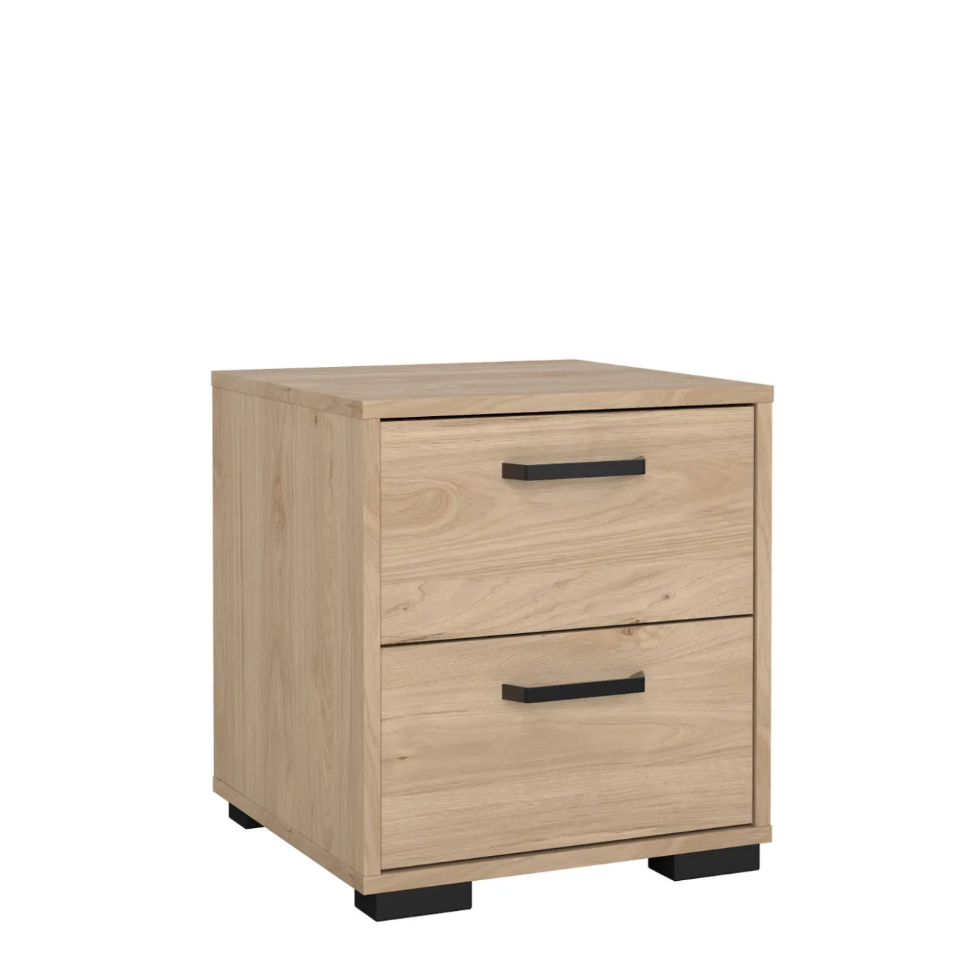 Nachtkastje Sofia 2 lades Hickory - Giga Living