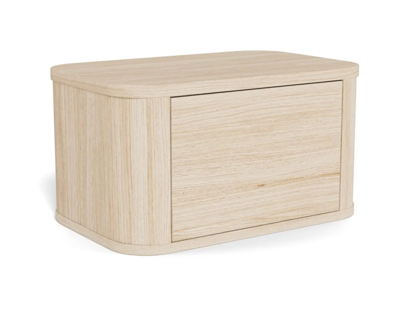 Nachtkastje Sterling Eiken Wit 46cm - Giga Living