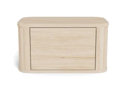 Nachtkastje Sterling Eiken Wit 46cm - Giga Living