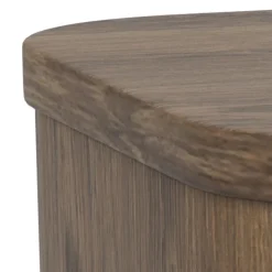 Nachtkastje Sterling Gerookt Eiken 46cm - Giga Living