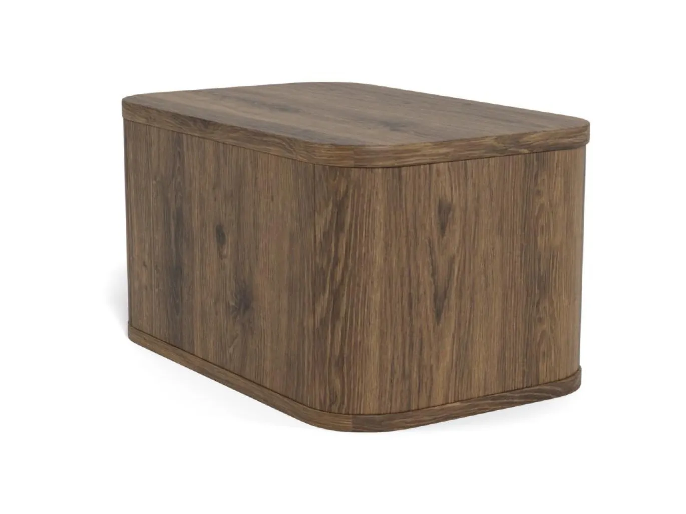 Nachtkastje Sterling Gerookt Eiken 46cm - Giga Living